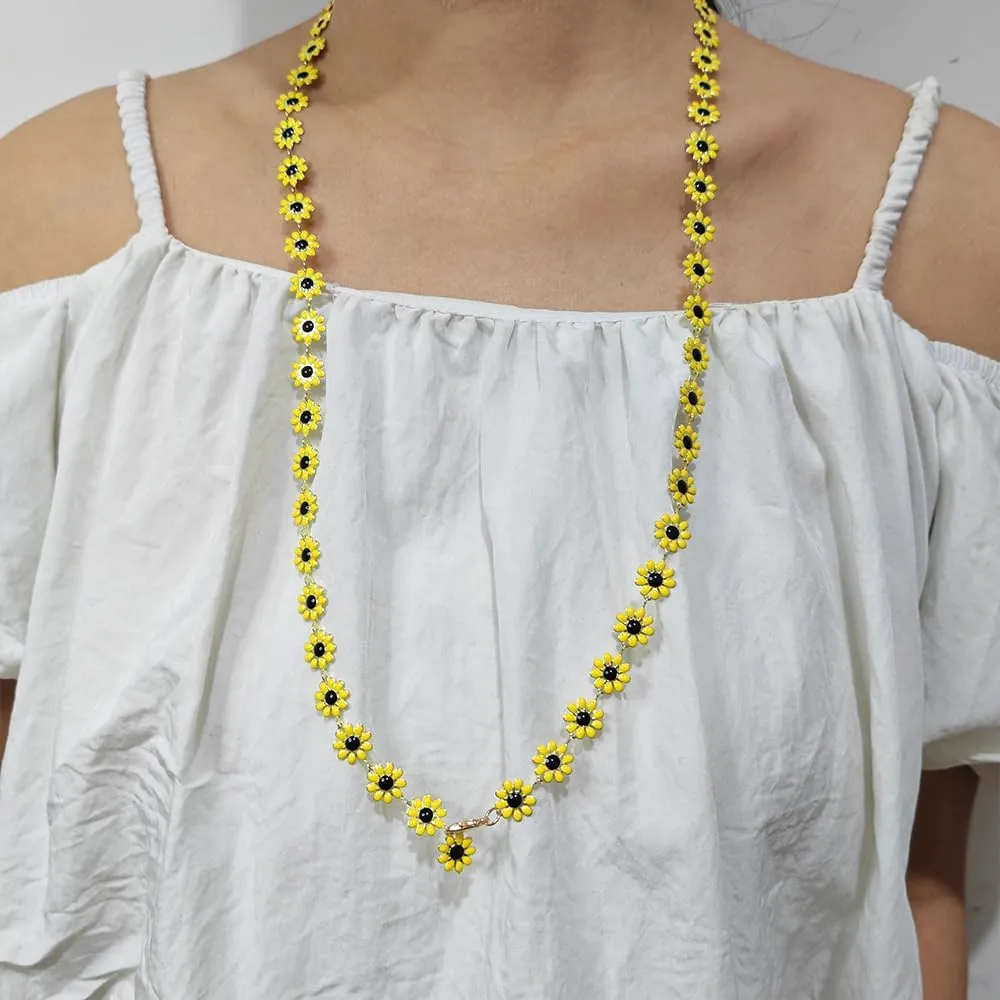 2025 Long Lariat Y Necklace for Women Bow/Heart/Daisy Drop Dangle Y-Shaped Pendant Necklace Dainty Layered Gold Long Lariat Necklaces Trendy Formal Prom Jewelry Gift