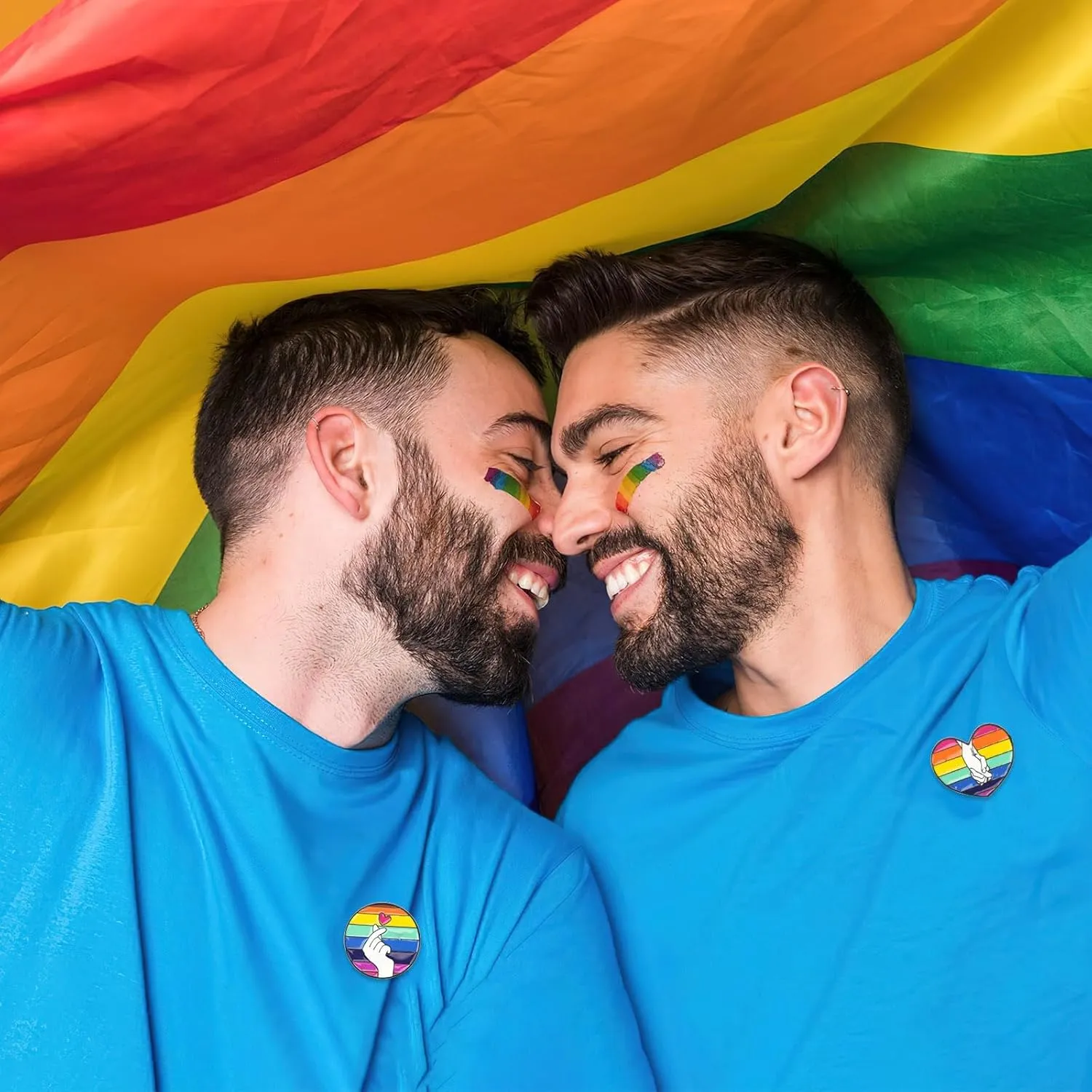 36 Pcs Pride Enamel Pins Bulk Rainbow LGBT Lapel Pins Gay Pride Heart Flag Brooch Pins Badge for Clothes Bags Backpack Hat Jacket Decoration