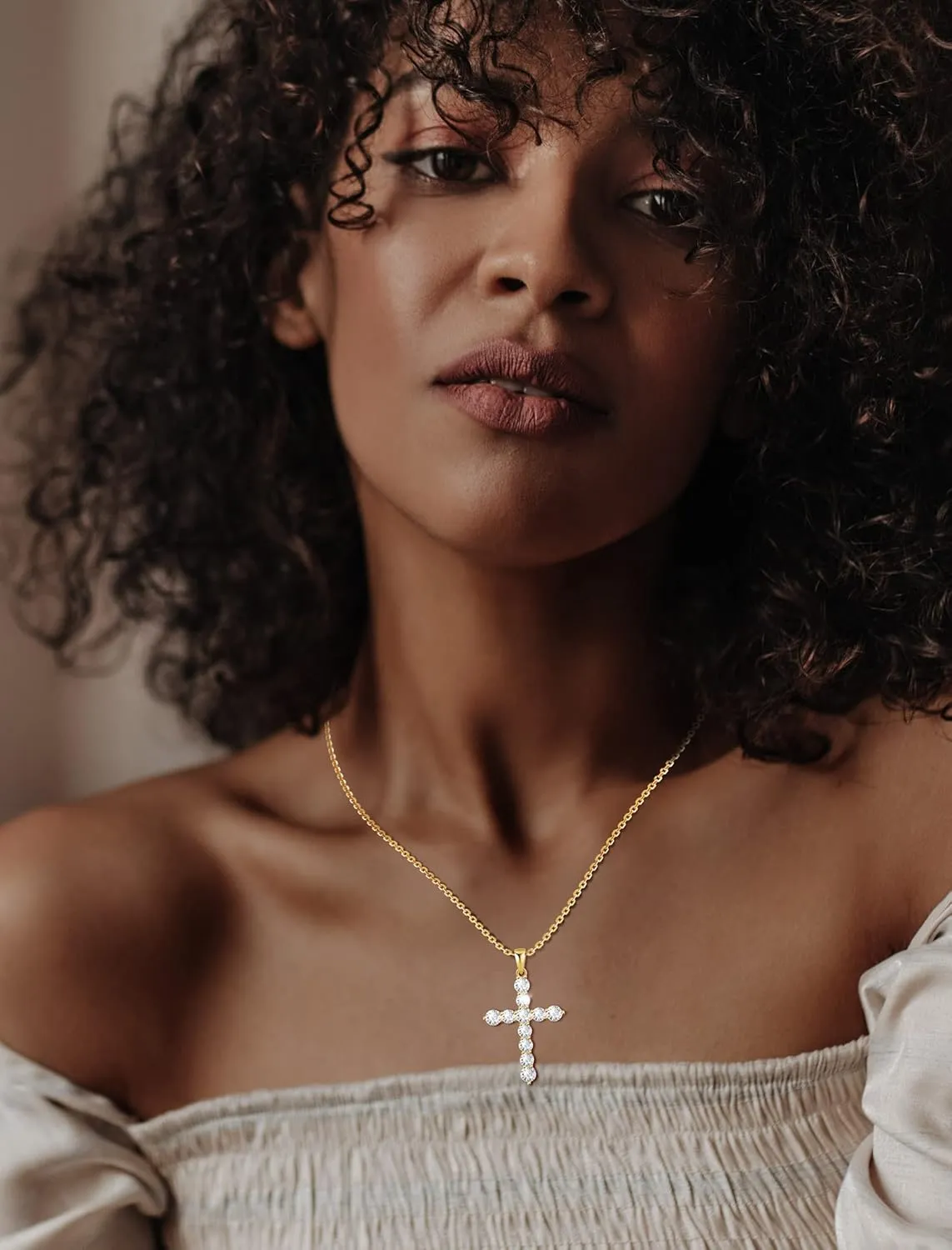 925 Sterling Silver Cross Necklaces for Women Infinity Cross Pendant Necklace Luxurious Princess Cut Twisted Faith Crucifix Birthday Christmas Gifts for Mom Wife Grandma, Chain Length 17.7" 2"