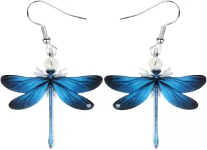 Acrylic Dragonfly Earrings Insects Dangle Summer Jewelry Dragonfly Gifts for Women Charms