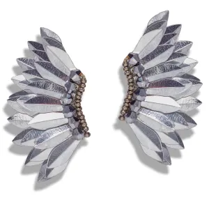 Angel wing earrings for women, Small statement Handmade Prom Earrings, Wings stud for girls, Beaded Butterfly winged Earrings