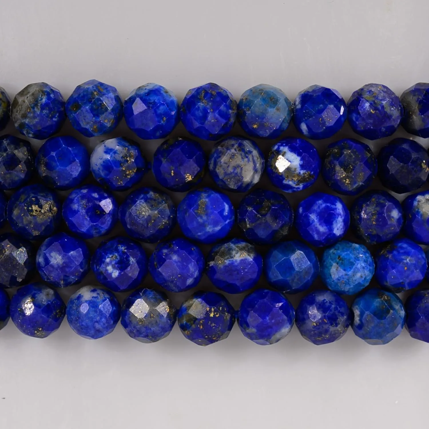 Angelstones Natural Gemstone Small Beaded Stretch Bracelet, 4mm Faceted Round Beads, Crystal Healing Bracelet for Women
