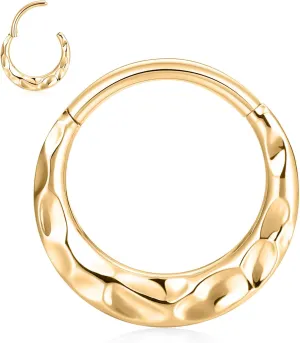 AROWRO Septum Jewelry 16G 316L Surgical Steel Septum Ring Nose Rings Hoops for Men Women Septum Piercing Jewelry Daith Earring Cartilage Tragus Rook Ear Lobe Piercing Jewerly