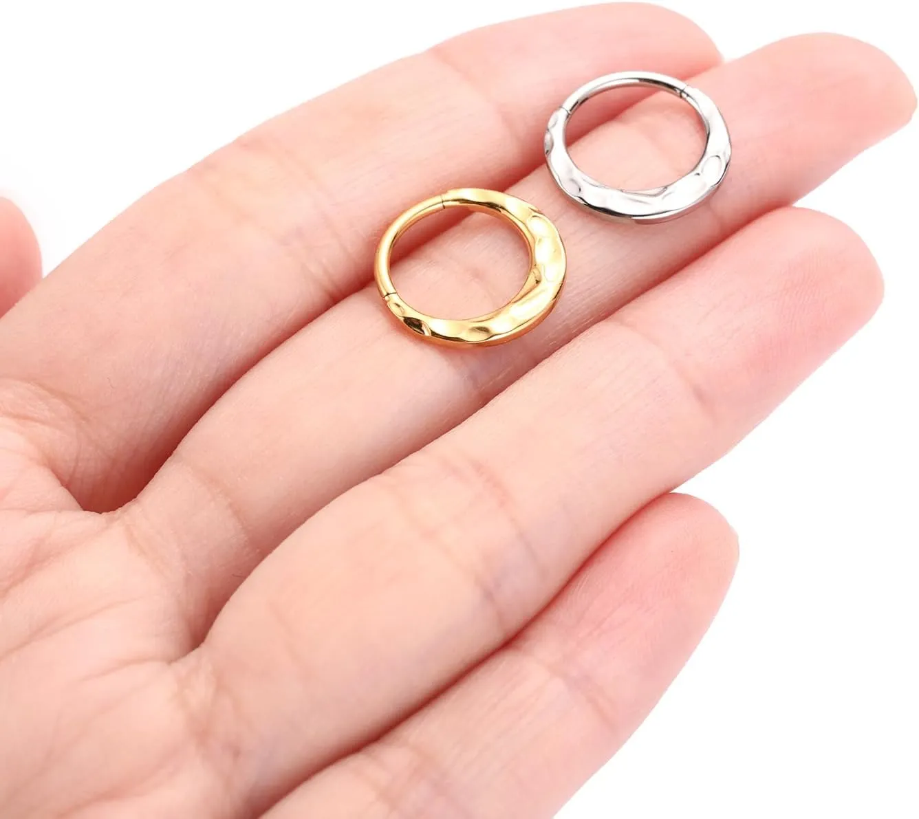 AROWRO Septum Jewelry 16G 316L Surgical Steel Septum Ring Nose Rings Hoops for Men Women Septum Piercing Jewelry Daith Earring Cartilage Tragus Rook Ear Lobe Piercing Jewerly