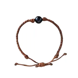 Authentic Leather Cord Bracelet, Handmade Leather Bracelet, Beach Rope Bracelet Design, Braided Leather Bracelet for Unisex, Men Women Bracelet, Jewelry Gifts