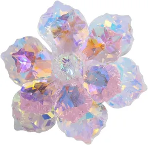Baroque elegant colorful glisting Rhinestone Brooches Pin for Women Men Girls Flower Corsage Pin delicate accessory