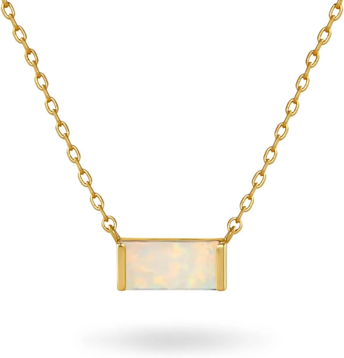 Birthstone Necklace for Women 14k Gold Plated Birth Stone Charms Necklace with 1-12 Birthstone Birthday Gifts for Her Dainty Cubic Zirconia Necklace Fashion Jewelry Birthday for Mother Friends Wife Anniversary