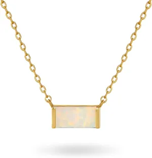 Birthstone Necklace for Women 14k Gold Plated Birth Stone Charms Necklace with 1-12 Birthstone Birthday Gifts for Her Dainty Cubic Zirconia Necklace Fashion Jewelry Birthday for Mother Friends Wife Anniversary