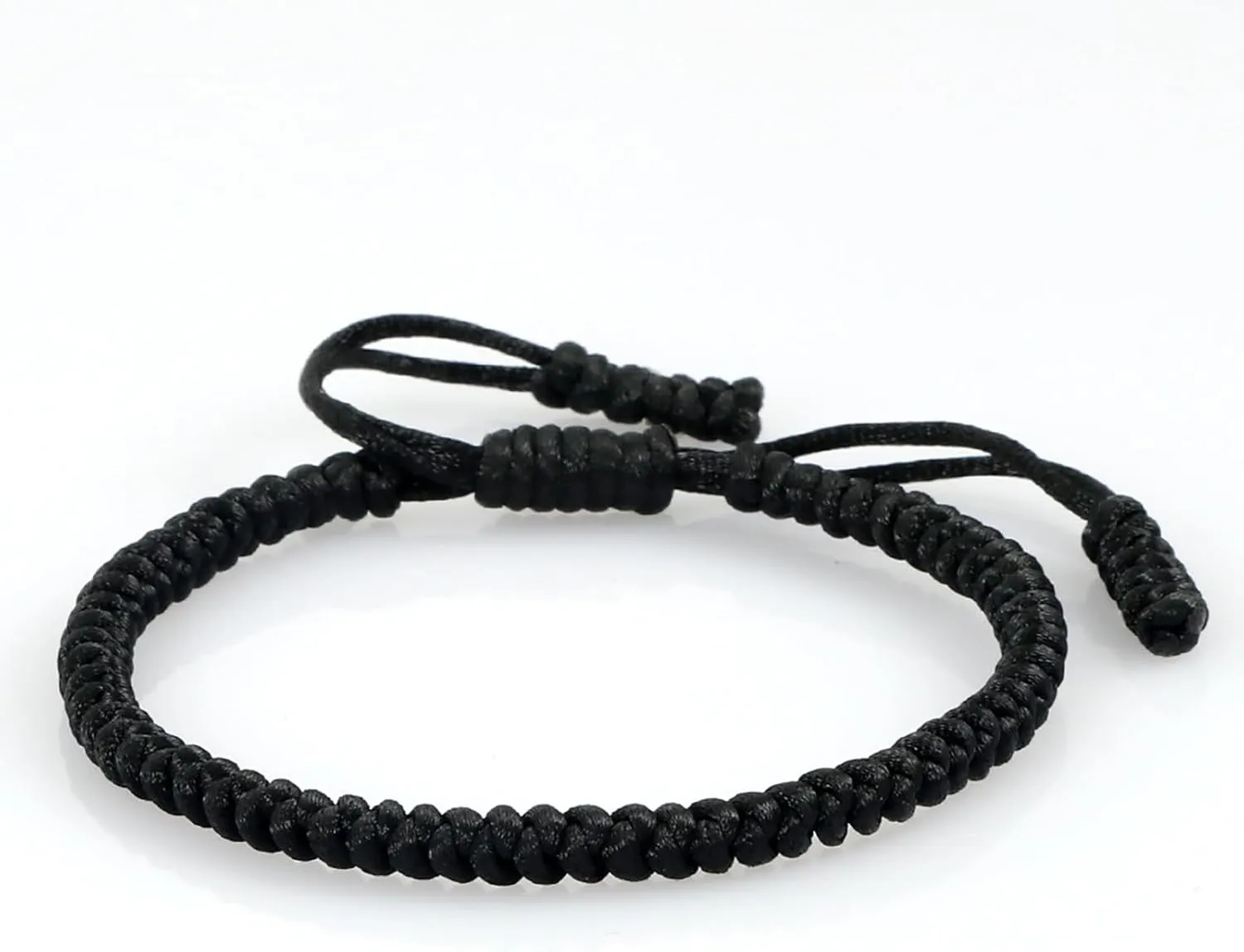 Blue Friendship Bracelet - Handmade Tibetan Style Adjustable Braided Rope Protection Lucky Friendship Bracelet for Men and Women - Amulet Symbolizing Friendship - Gift Pack of Three