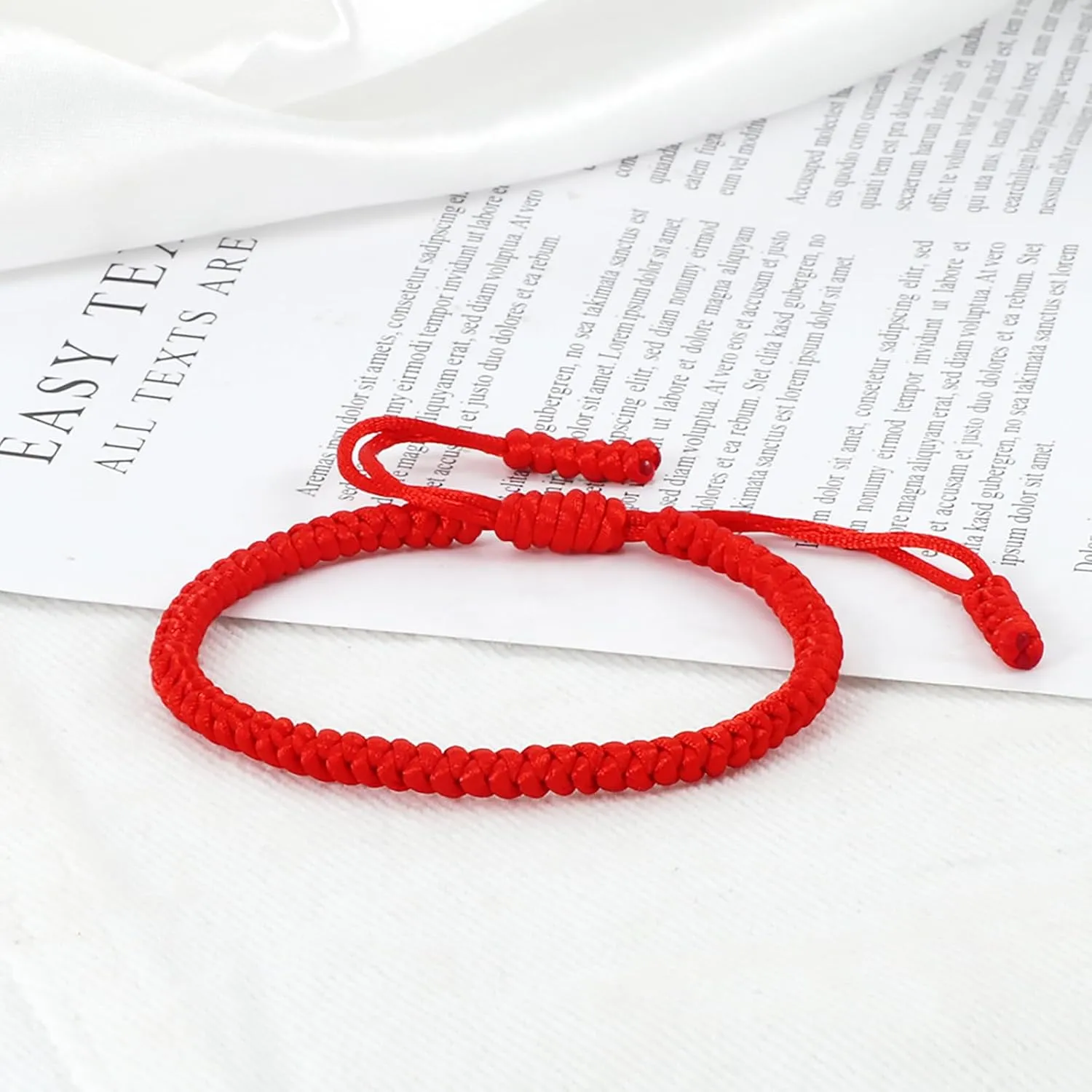 Blue Friendship Bracelet - Handmade Tibetan Style Adjustable Braided Rope Protection Lucky Friendship Bracelet for Men and Women - Amulet Symbolizing Friendship - Gift Pack of Three