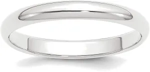 Bonyak Jewelry Platinum 3mm Half Round Wedding Band Size 7 Intricate