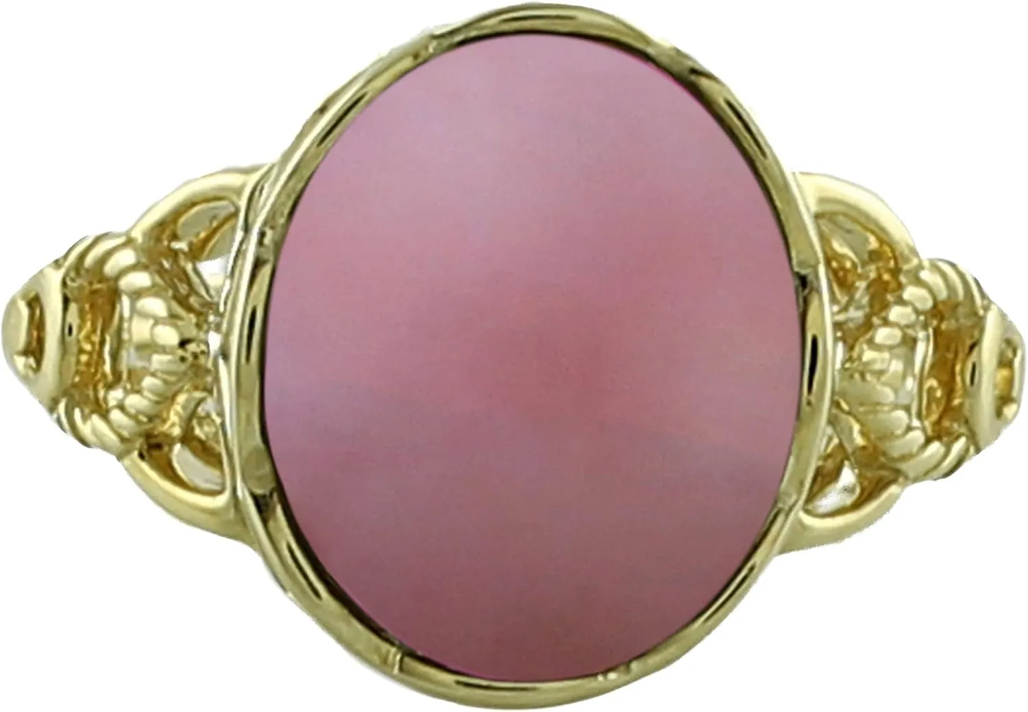 Carillon Platinum Druzy Oval Shape 12X10MM Natural Earth Mined Gemstone 925 Sterling Silver Ring Unique Jewelry (Yellow Gold Plated) for Women & Men