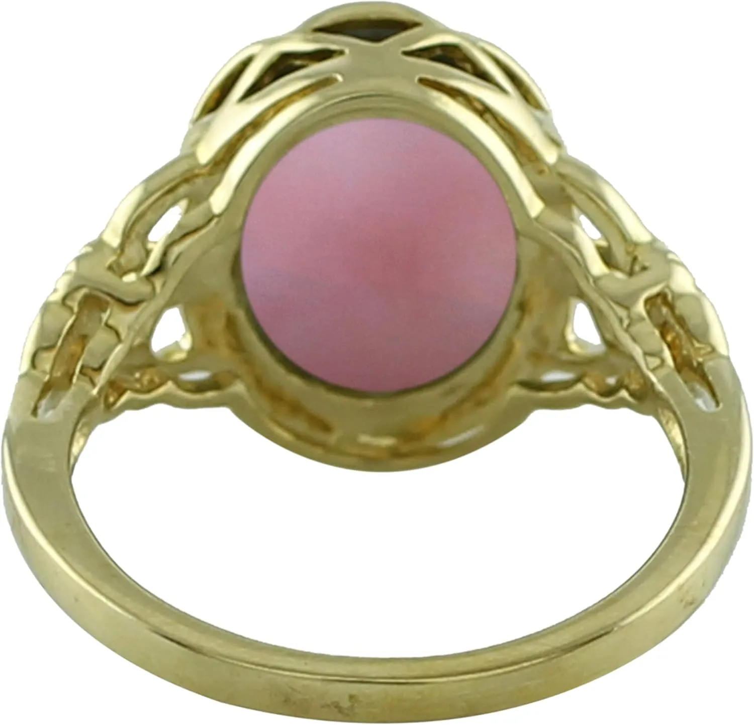 Carillon Platinum Druzy Oval Shape 12X10MM Natural Earth Mined Gemstone 925 Sterling Silver Ring Unique Jewelry (Yellow Gold Plated) for Women & Men