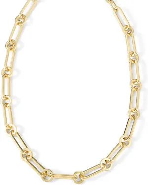 Chunky Layered Gold Necklace For Women Paperclip Link Chain Statement Compass Coin Charm Beach Stackable Necklace Non Tarnish Dainty 14k Gold Plated Medallion Pendant Trendy Fashion Jewelry