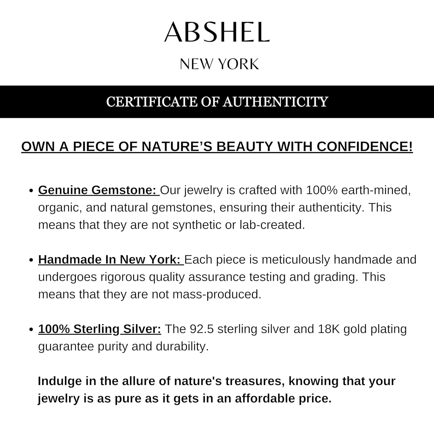 Clear Quartz Necklace for Women, Premium Heart Beaded Gold Necklaces - Tarnish Free 18K Gold Plated Certified S925 Classic Statement Necklace Gold Jewelry for Women - Mothers Day Gifts for Mom Wife