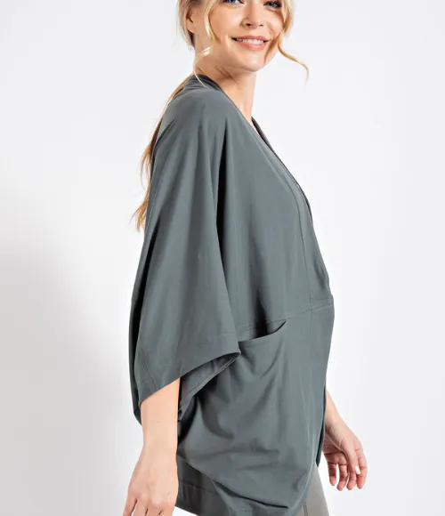 Cocoon Cardigan with Pockets
