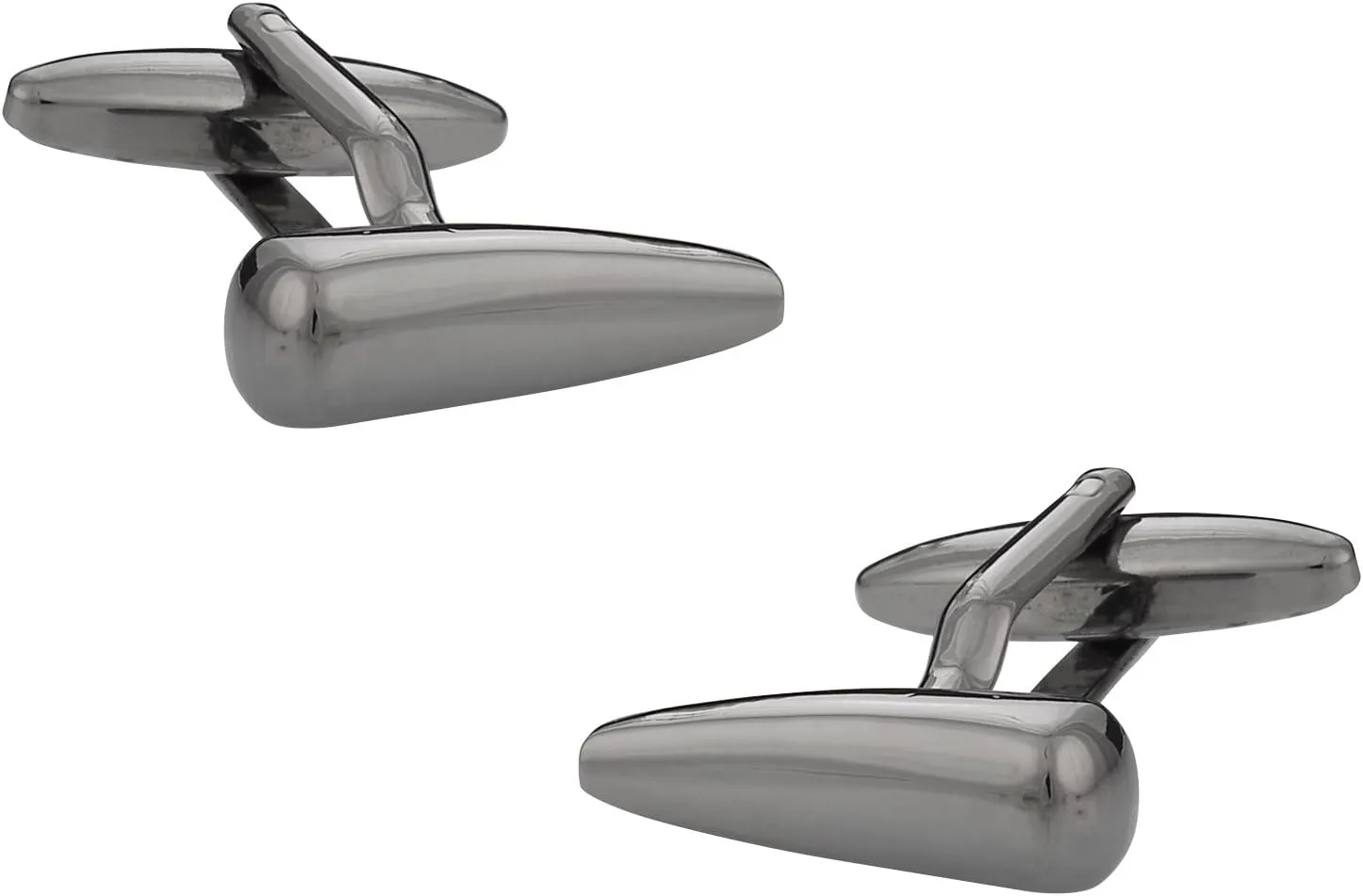 Cuff-Daddy Unique Cufflinks in Gunmetal Tone with Presentation Box