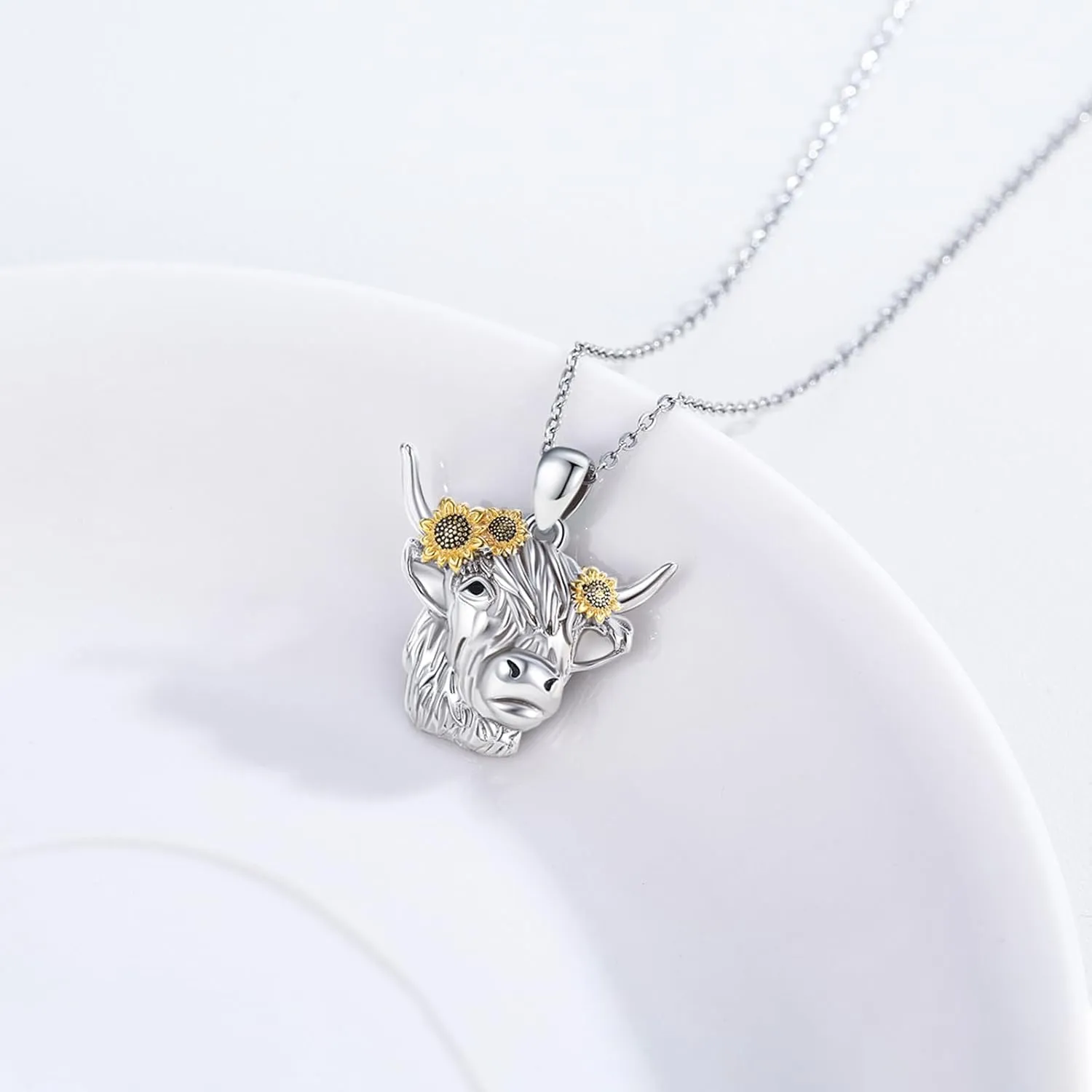 Cute Animal Necklace for Women 925 Sterling Silver Animal Pendant Jewelry Christmas Birthday Gifts for Daughter