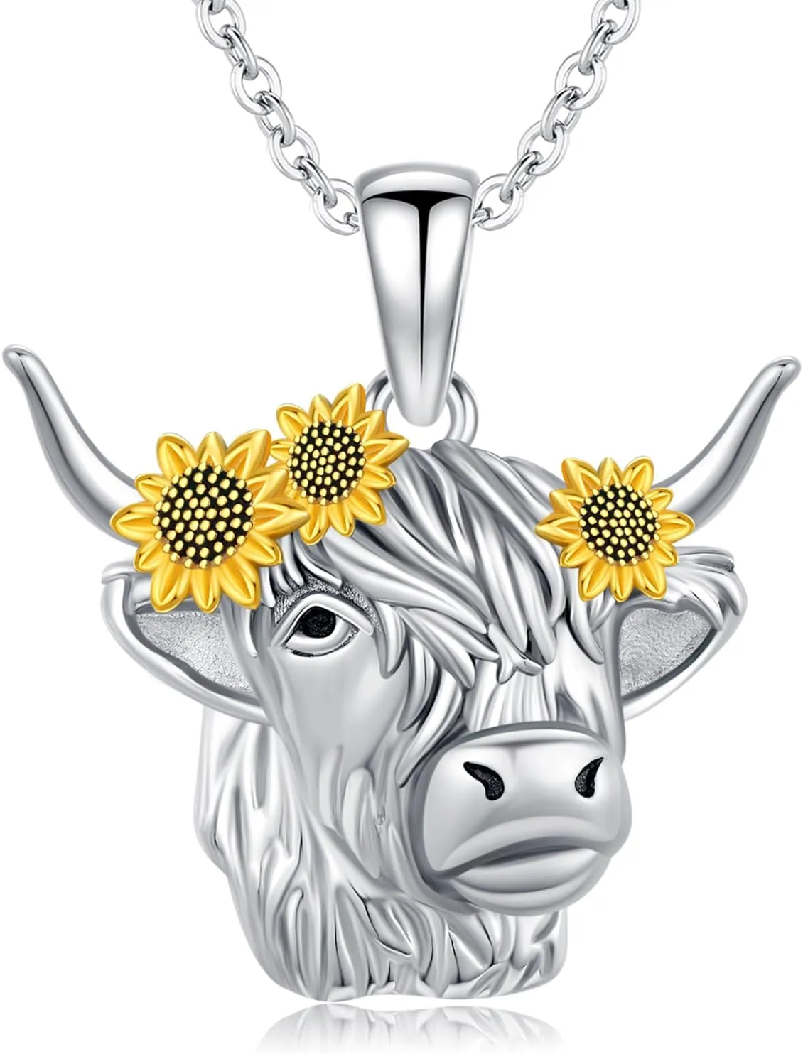 Cute Animal Necklace for Women 925 Sterling Silver Animal Pendant Jewelry Christmas Birthday Gifts for Daughter