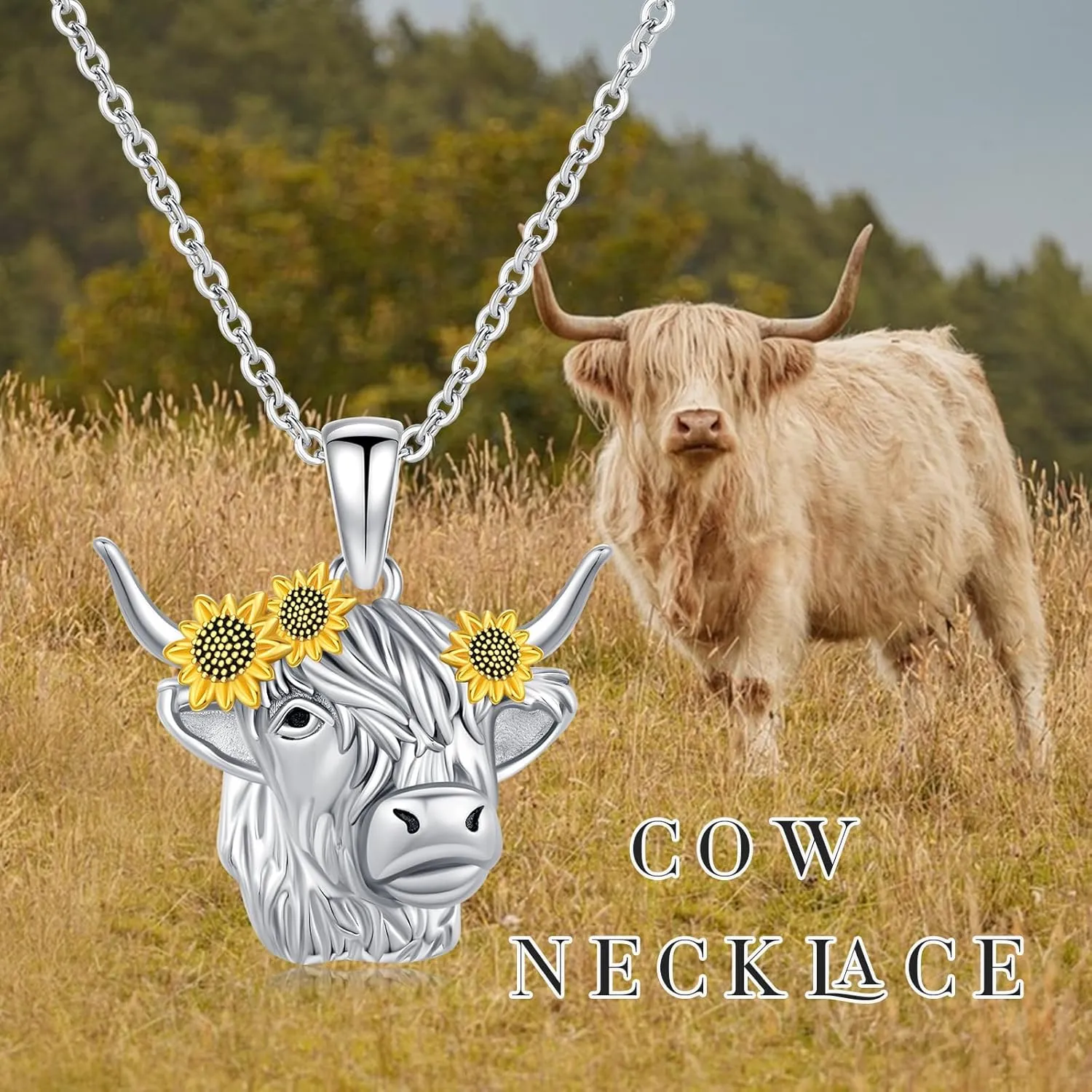Cute Animal Necklace for Women 925 Sterling Silver Animal Pendant Jewelry Christmas Birthday Gifts for Daughter