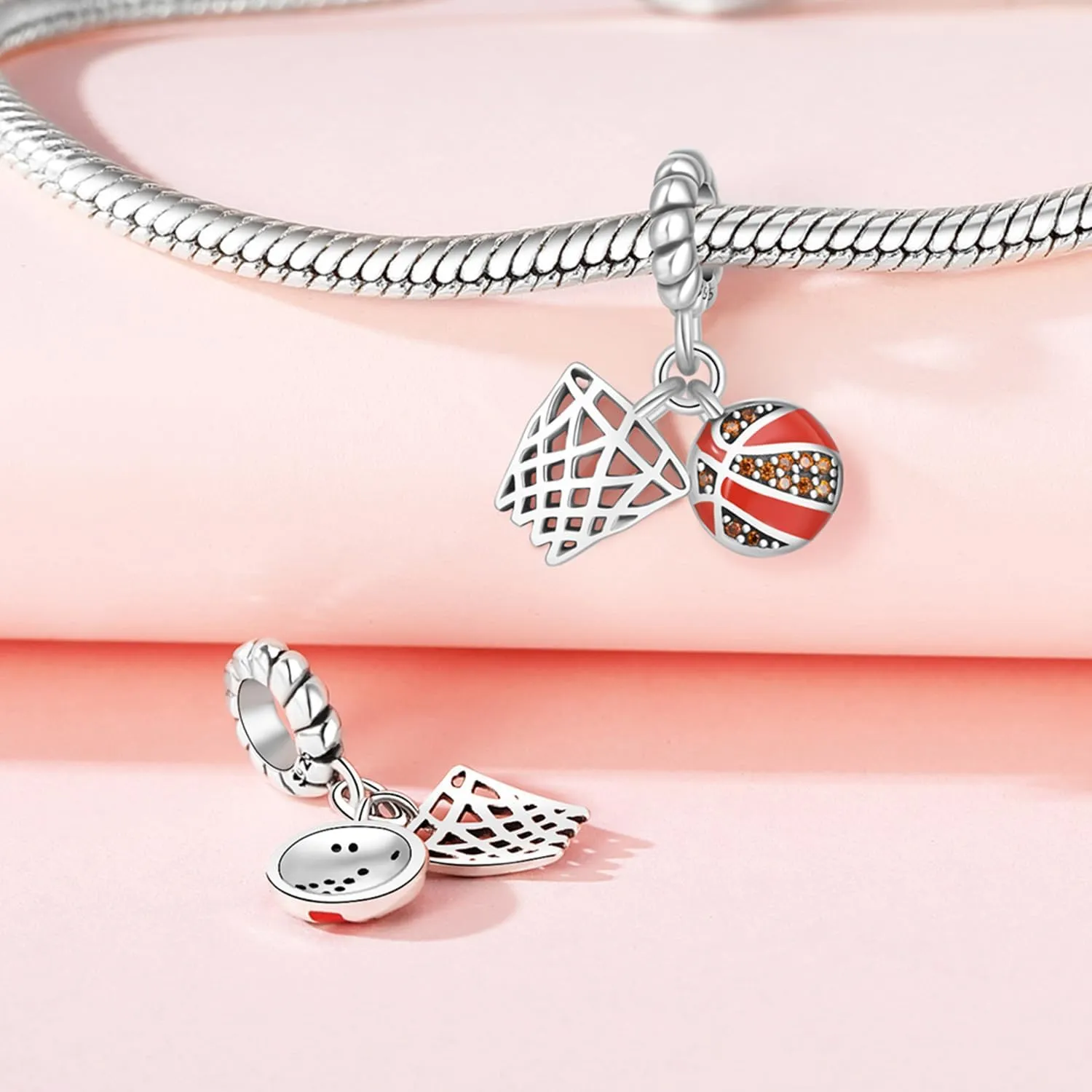 CYCUFF 925 Sterling Silver Charms Suitable for Bracelet Pendants Beads, Charm Necklaces Jewellery Gift for Women