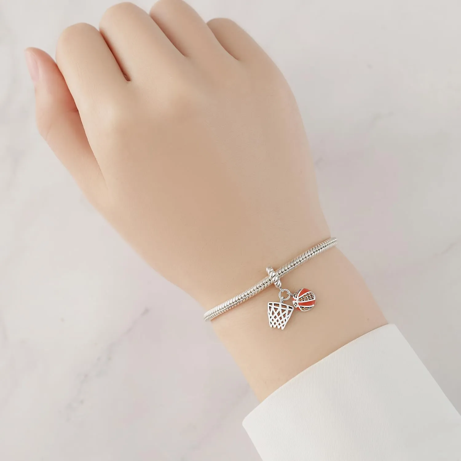 CYCUFF 925 Sterling Silver Charms Suitable for Bracelet Pendants Beads, Charm Necklaces Jewellery Gift for Women
