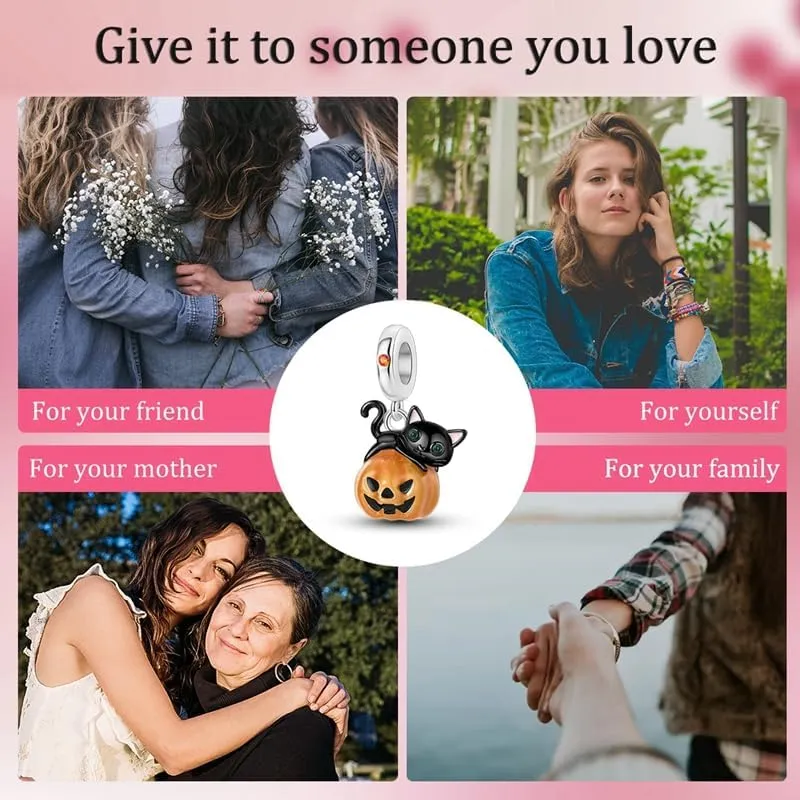 CYCUFF 925 Sterling Silver Charms Suitable for Bracelets Charms Beads, Charm Necklaces Jewellery Gift for Women Family Friends