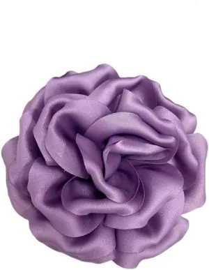 Dainty Peony Rose Flower Brooches Lapel Pins Delicate Elegant Fabric Flowers Brooch Pin for Women Flower Corsage for Wedding Party Accessories Jewelry Gifts100mm