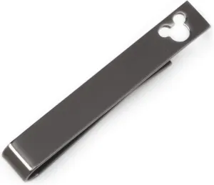 Disney Mickey Mouse Cut Out Black Tie Bar