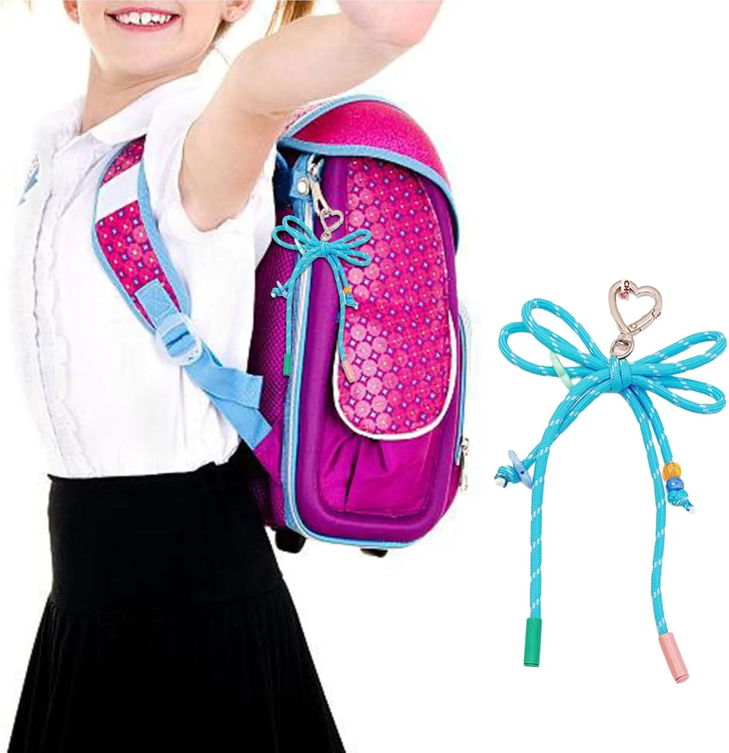 Elegant Nylon Woven Keyring Colorful Nylon Braided Rope Keychain Stylish Braided Lanyard Key Holder Accessory