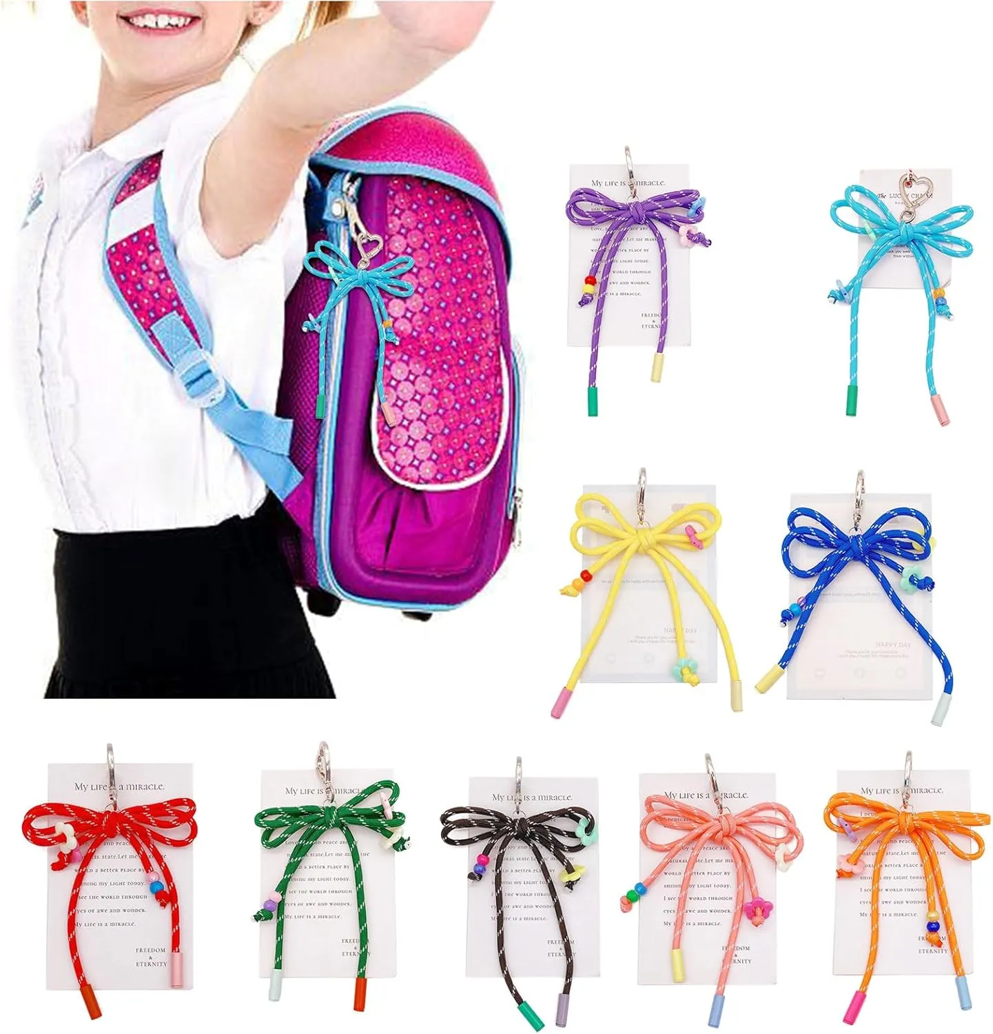 Elegant Nylon Woven Keyring Colorful Nylon Braided Rope Keychain Stylish Braided Lanyard Key Holder Accessory