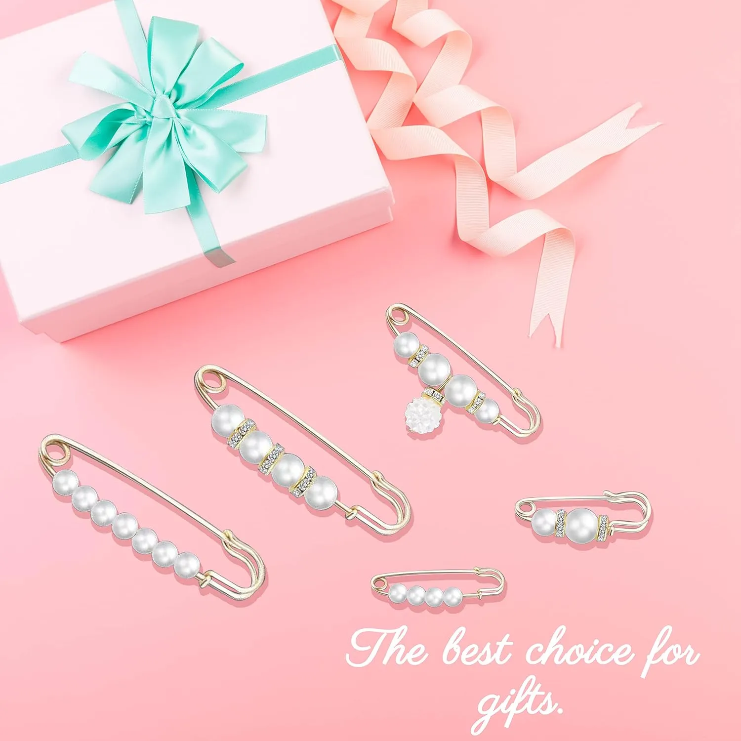 Fashion Pearl Brooch, Sweater Shawl Pearl Pin, Elegant and Fashionable, Enhance your Temperament, Suitable for a Variety of Occasions to Wear (White)
