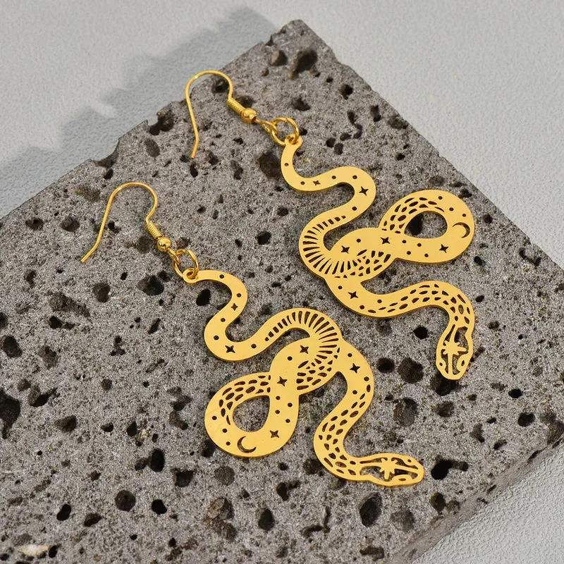 Filigree Snake Earrings