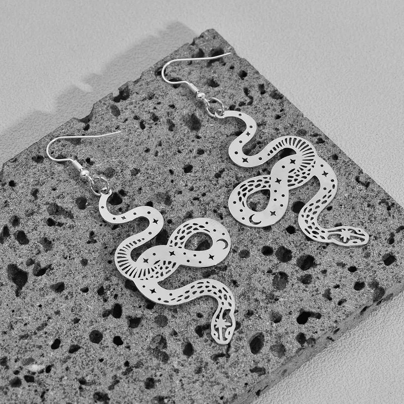 Filigree Snake Earrings