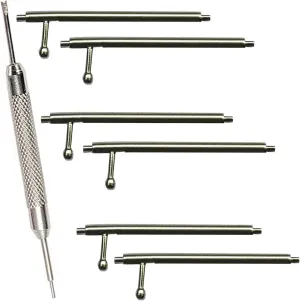 Fitbit Versa/Versa 2/Versa Lite Quick Release Spring Bars 6PCS - 23mm Stainless Steel Watch Band Pins Diameter 1.5mm   Watchband Tool for Smartwatch