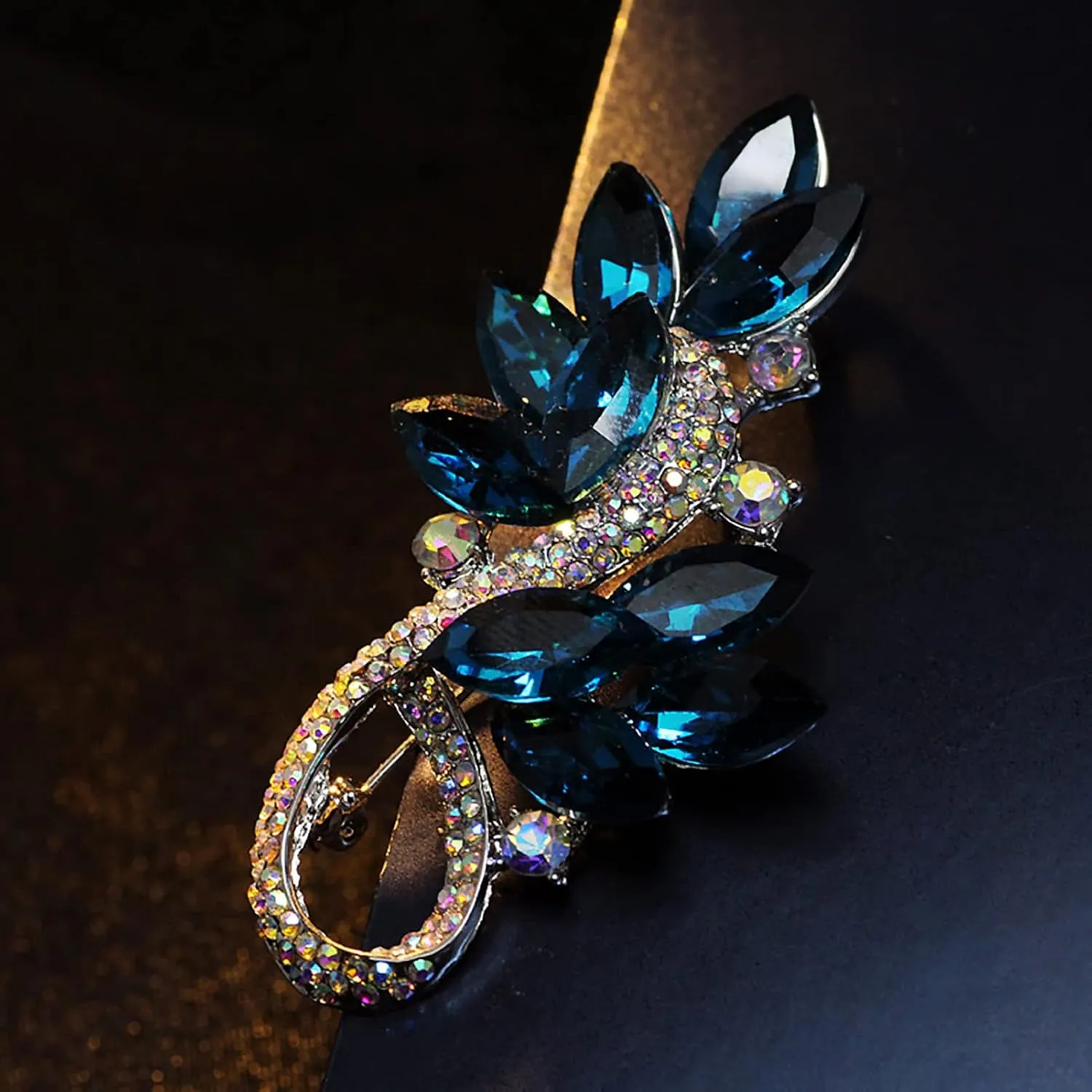 Floral Series Brooch Jewelry For Woman Fashion, Large Costume Broches & Pins Christmas Gift