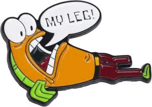 Funny Enamel Pin, My Leg Lapel Pins, Meme Brooches, Cute Cartoon Brooch, Comedy Badges, Meme Cartoon Gift, Cute Badge For Backpacks, TV Show Quote Decoration Jewelry Accessories