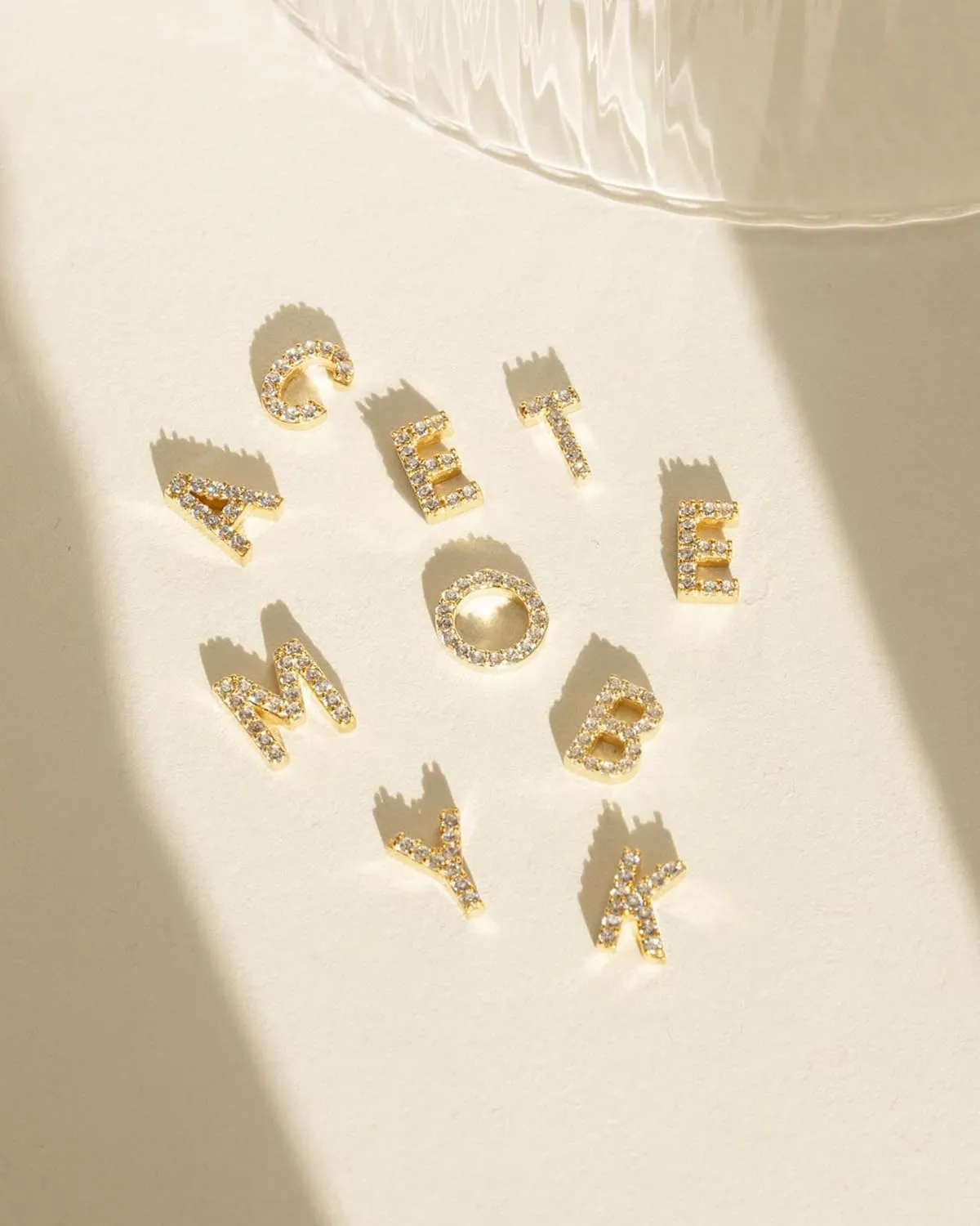 Gold Earrings for Women 14K Gold Cubic Zirconia Initial Letter Stud Earrings Trendy Simple Tiny Small Minimalist Dainty Cute Hypoallergenic Initial Earrings Jewelry Gifts for Women