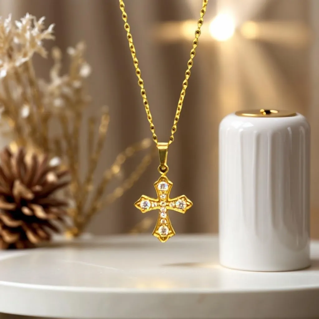 Gold Pendant Necklaces for Women  Evil Eye, Hamsa Hand & Cross Charms  18K Gold Plated Jewelry, Spiritual Protection, Minimalist Gifts for Her