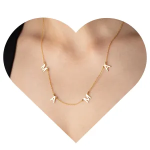 Initial Necklaces for Women, Custom Name Necklace | Personalized Necklace with Initials, Customized Letter Necklace with Letter, Initial Pendant Necklace for Women Gifts