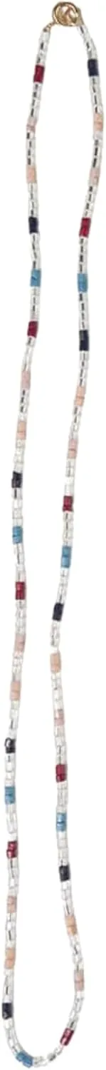 INK   ALLOY Boho Beaded Necklaces for Women, Everly Short Layering Necklace, Handmade Jewelry for the Modern Bohemian, 18-Inch Length, 2mm Width