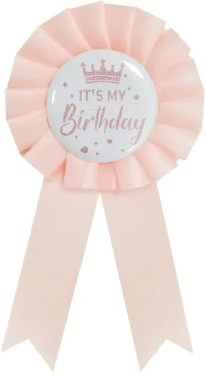 It's My Birthday Badge Pin Birthday Brooch Pin Party Birthday Pins Brooch Belt for Women 2Pcs Birthday Party Decorations