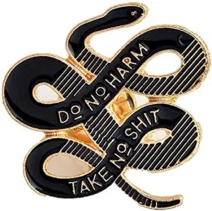 Janedream Women Bohemian Snake Brooch Banquet Badge Pins Buckle Badge Backpack Bag Pins Punk