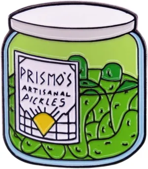 Jar of Pickles Enamel Pins for Women, Men, Teenagers, Cute Brooches DIY Jewelry Accessories for Clothes Backpacks