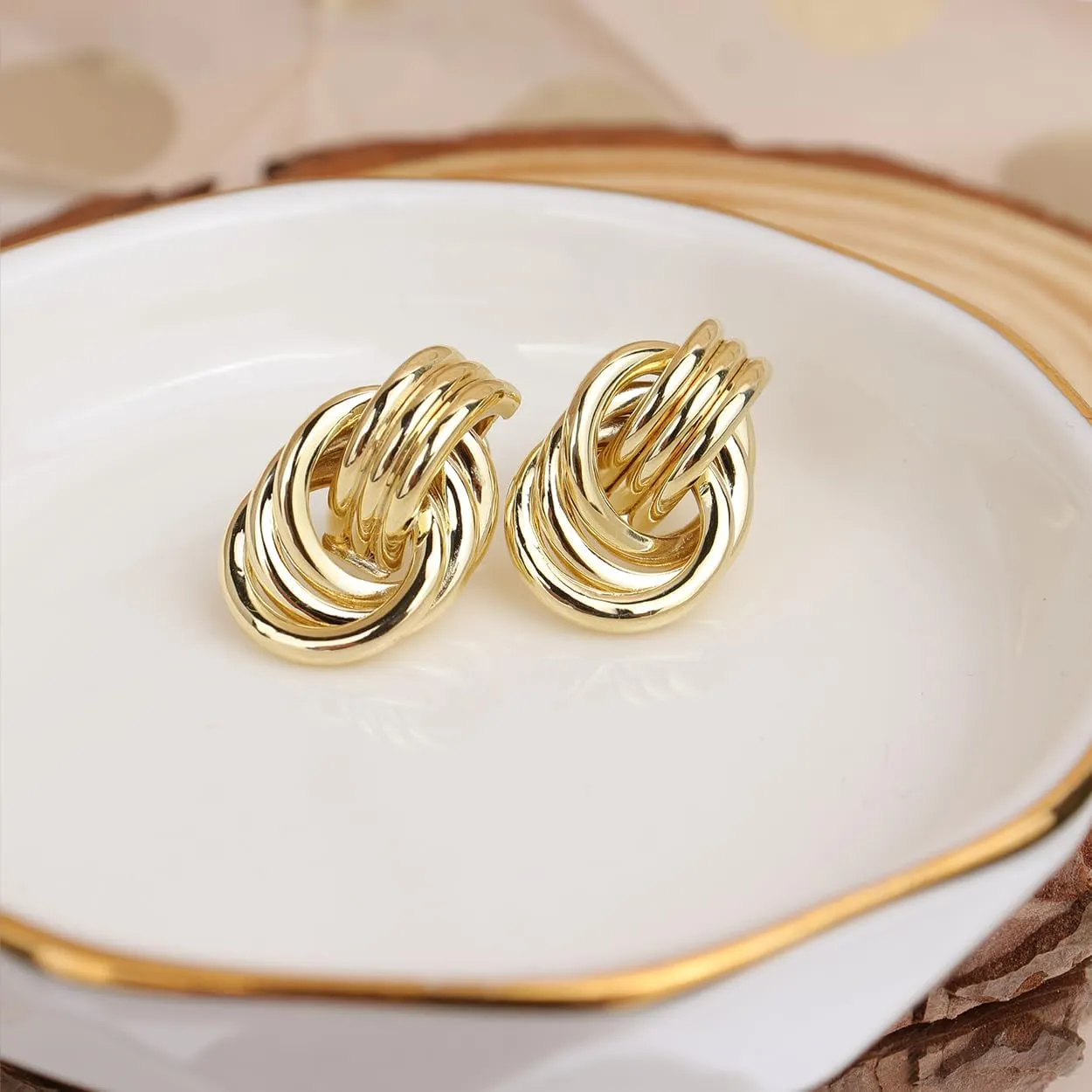 JeanBeau Pearl Flower Leaf Stud Earrings for Women Statement Cluster CZ Pearls Earing Gold Plated Sterling Silver Wedding Prom Birthday Fashion Jewelry Gift