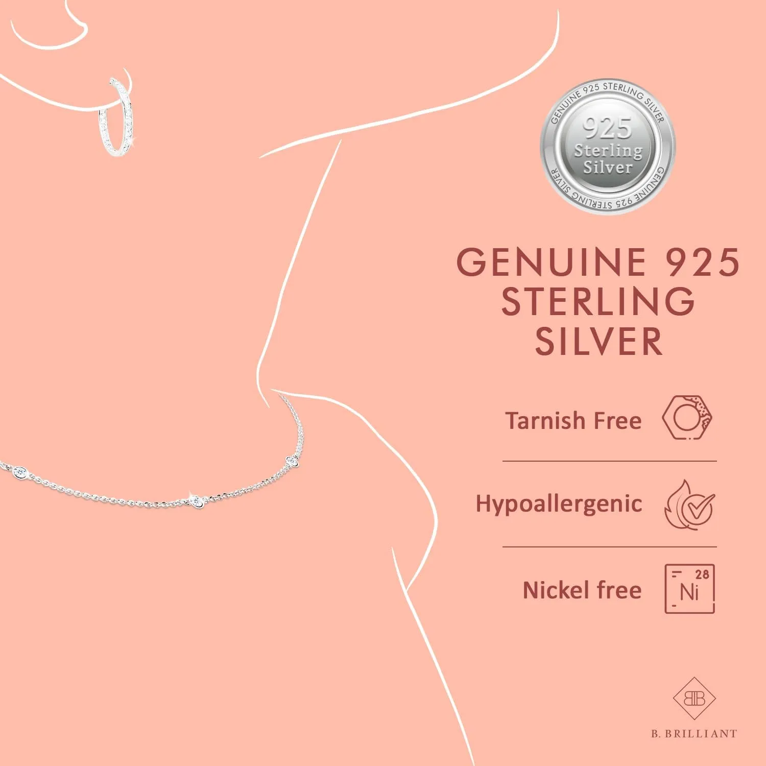 Jewelry Sets for Women, Necklace and Earring Set for Women, Birthstone Jewelry, Genuine or Synthetic Gems, Teardrop Bezel, Pendant Necklace, Short Necklace, Dangle Earrings, Sterling Silver Jewelry