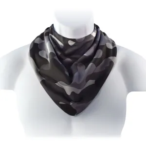 Junior Neckerchief style dribble bib - Black Camouflage