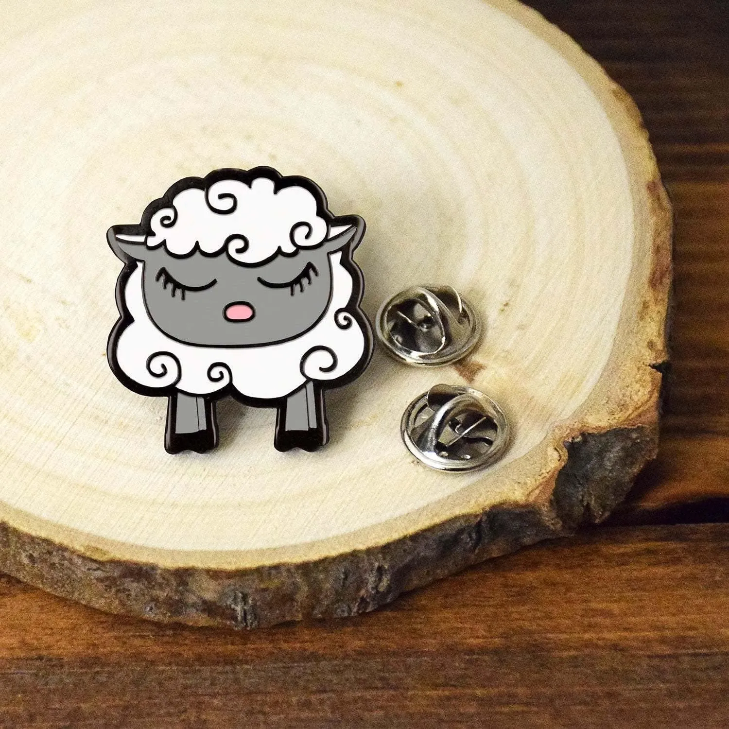LifeBeats Animal Enamel Pin - Cute Lapel Pin for Clothes & Accessories | Comes with Greeting Card