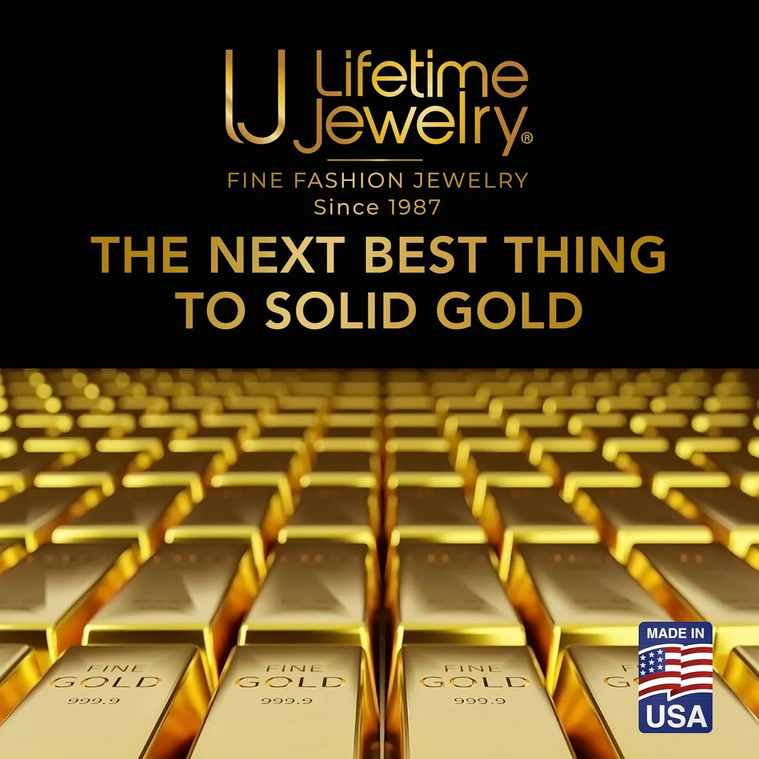 LIFETIME JEWELRY Tiny Curb Link Gold Necklace for Women with Divider Balls 24k Real Gold Plated Necklace