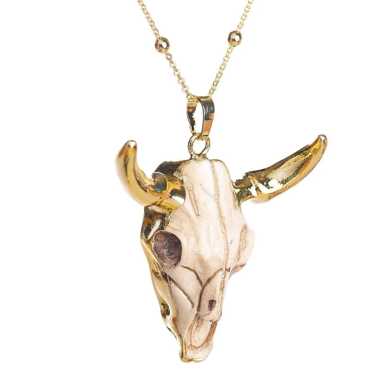 Longhorn Skull Necklace